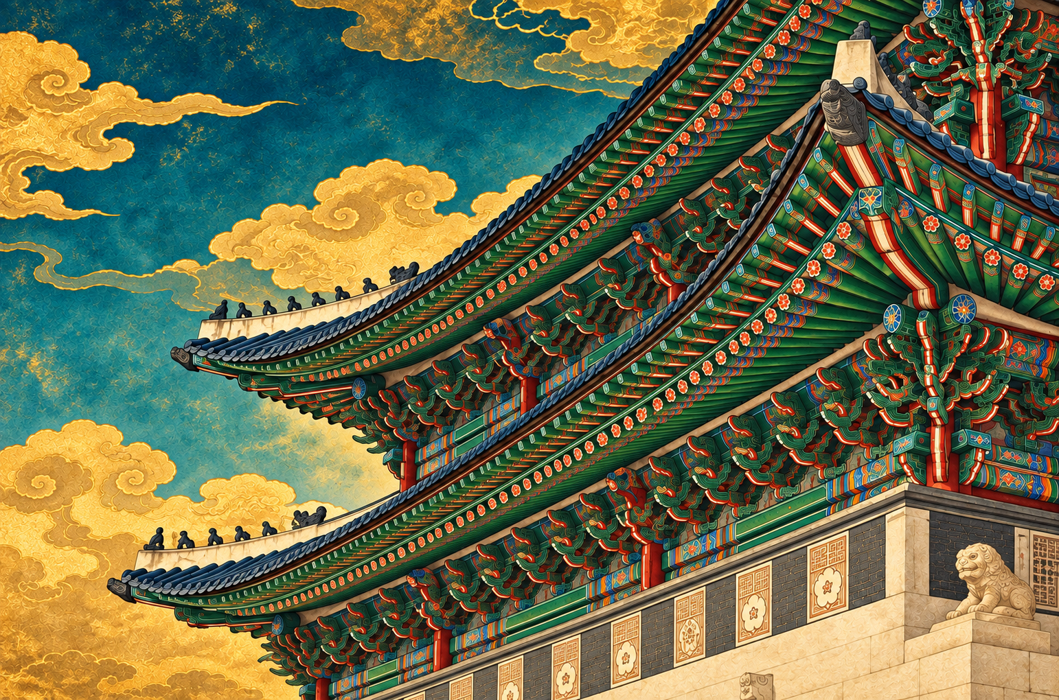 Unit card artwork — Gwanghwamun